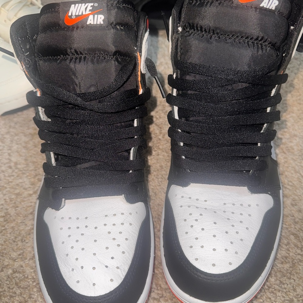 Nike Air High-Top Black and White Sneakers
